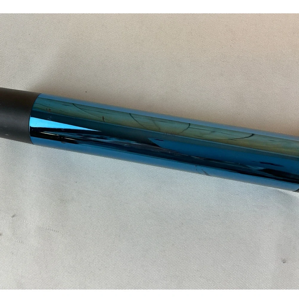 BaByliss PRO Nano Titanium Curling Wand, Blue/Silver
